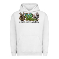 Pigment Lunar Rock Leopard Peace Love Baboon Urban Hoodie - LillyAllenDesigns