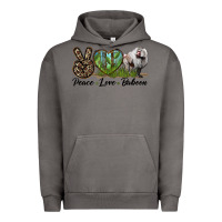 Pigment Tornado Leopard Peace Love Baboon Urban Hoodie - LillyAllenDesigns
