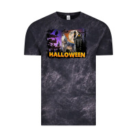 Cloud Black Halloween Wolf Vintage Tee - LillyAllenDesigns