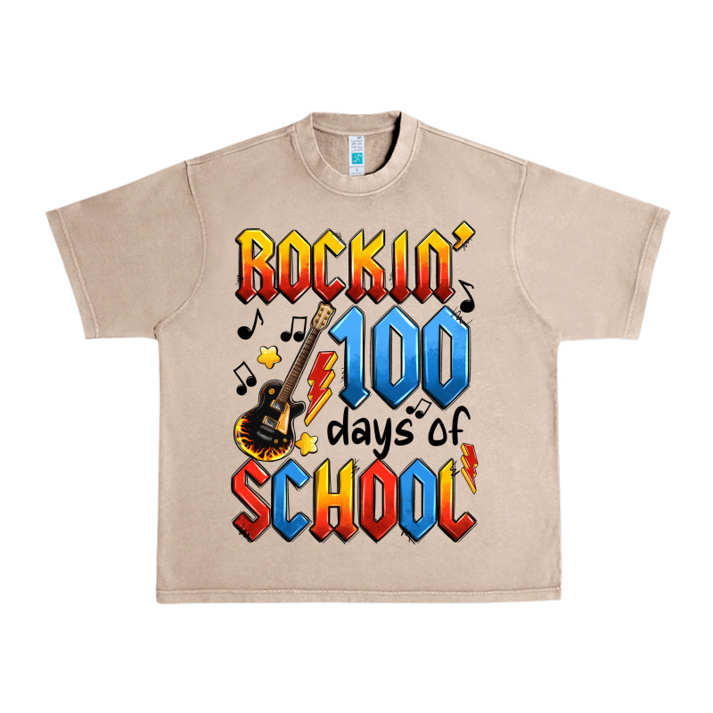 Rockin' 100 Days Of School Urban Heavy Tee by Artiststas | Teevron