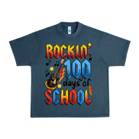 Midnight Navy rockin' 100 days of school Urban Heavy Tee - Artiststas