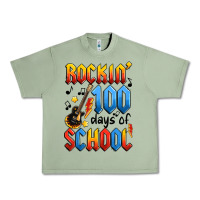 Oil Green rockin' 100 days of school Urban Heavy Tee - Artiststas