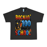 Pigment Black rockin' 100 days of school Urban Heavy Tee - Artiststas