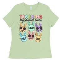 Matcha teahing my favorite peeps Ladies Tee - MaliasSmallBusiness