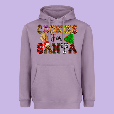 Cookies For Santa Heavyweight Hoodie Designed By Fadigitalartstudio