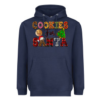 Navy cookies for santa Heavyweight Hoodie - FaDigitalArtStudio