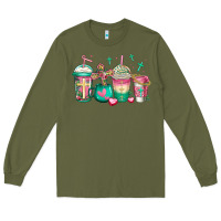 Army Green religious christian coffee cups Long Sleeve Tee - Jasminsmagicworld