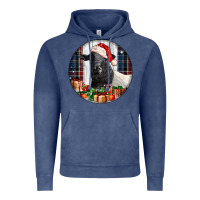 Vintage Denim christmas dorper sheep Vintage Hoodie - LillyAllenDesigns