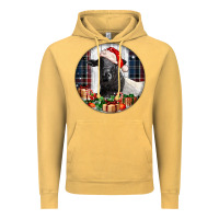 Vintage Mustard christmas dorper sheep Vintage Hoodie - LillyAllenDesigns