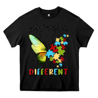 Black it's ok to be different Heavy Core Tee - MaliasSmallBusiness
