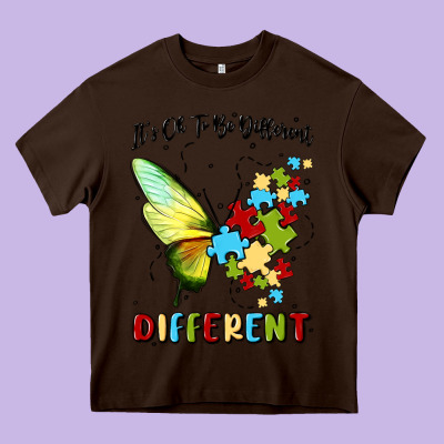It's Ok To Be Different Heavy Core Tee Designed By Maliassmallbusiness
