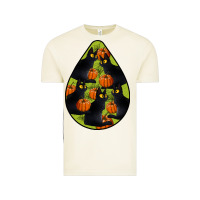 Vintage Arctic Black Cat Halloween Teardrop Vintage Tee - LillyAllenDesigns