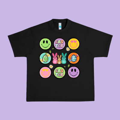 Easter Day Smiley Faces Urban Heavy Tee Designed By Artiststas