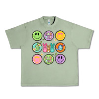 Oil Green easter day smiley faces Urban Heavy Tee - Artiststas