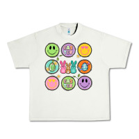 Pistachio easter day smiley faces Urban Heavy Tee - Artiststas