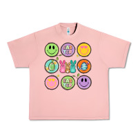 Salmon easter day smiley faces Urban Heavy Tee - Artiststas