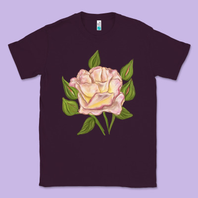 Life's Little Pleasures Rose Classic Tee Designed By Lillyallendesigns