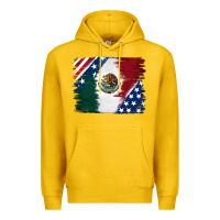 Lemon Mexican With American Flag Premium Hoodie - RanaPortraitStore