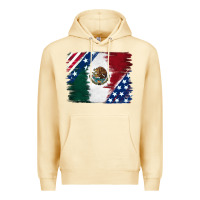 Pina Colada Mexican With American Flag Premium Hoodie - RanaPortraitStore