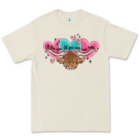 Bone western cow and heart Premium Tee - MaliasSmallBusiness