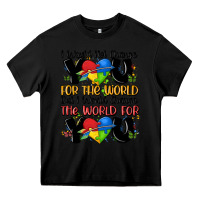 Black ı would not change you autism Heavy Core Tee - MaliasSmallBusiness