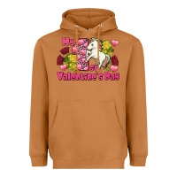 Meerkat My first valentine's day unicorn Heavyweight Hoodie - FaDigitalArtStudio