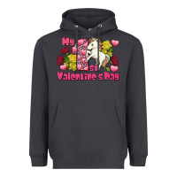Smoke My first valentine's day unicorn Heavyweight Hoodie - FaDigitalArtStudio