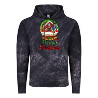 Cloud Black Merry Christmas Vintage Hoodie - LillyAllenDesigns