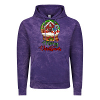 Cloud Purple Merry Christmas Vintage Hoodie - LillyAllenDesigns