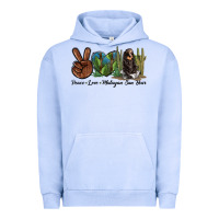 Pigment Grape Ice Peace Love Malayan Sun Bear Urban Hoodie - LillyAllenDesigns