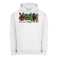 Peace Love Malayan Sun Bear Urban Hoodie | Teevron