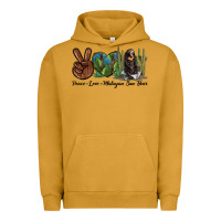 Pigment Peanut Butter Peace Love Malayan Sun Bear Urban Hoodie - LillyAllenDesigns