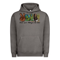 Pigment Tornado Peace Love Malayan Sun Bear Urban Hoodie - LillyAllenDesigns