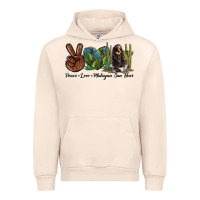 Sandshell Peace Love Malayan Sun Bear Urban Hoodie - LillyAllenDesigns