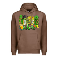Chestnut St. Patrick's Lucky vibes Premium Hoodie - OliviaCreatesArt