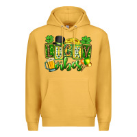 Mustard St. Patrick's Lucky vibes Premium Hoodie - OliviaCreatesArt