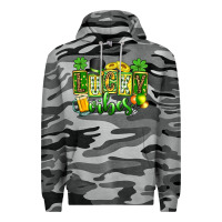 Slate Camo St. Patrick's Lucky vibes Premium Hoodie - OliviaCreatesArt