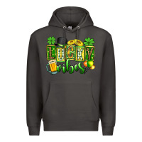 Smoke St. Patrick's Lucky vibes Premium Hoodie - OliviaCreatesArt