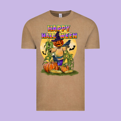 Happy Halloween Vintage Tee Designed By Lillyallendesigns