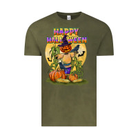 Vintage Olive happy halloween Vintage Tee - LillyAllenDesigns