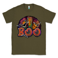 Army Green boo Classic Tee - JahusDesignShop