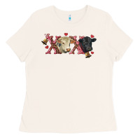 Bone xoxo charolais and black angus Ladies Tee - RanaPortraitStore