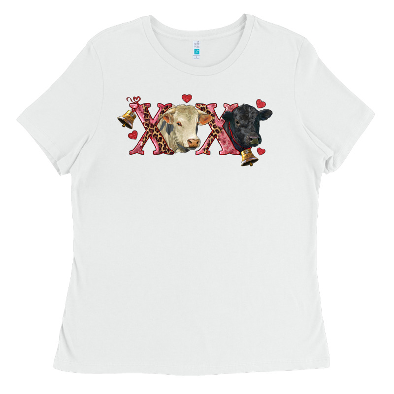 Xoxo Charolais And Black Angus Ladies Tee by RanaPortraitStore | Teevron
