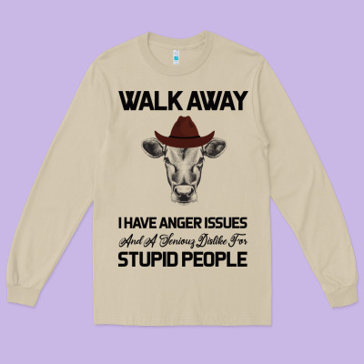 Trusting People Turned Me Into The Heifer I Am Tod  Black Long Sleeve Tee Designed By Bettercallsaul