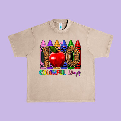 100 Colorful Day S Urban Heavy Tee Designed By Artiststas