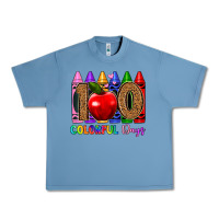 Pebble Blue 100 colorful day s Urban Heavy Tee - Artiststas