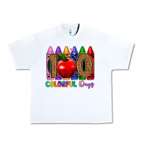 White 100 colorful day s Urban Heavy Tee - Artiststas