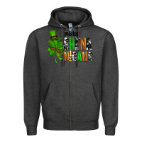 Charcoal Heather St. Patrick's Mister shenanigans Zipper Hoodie - OliviaCreatesArt