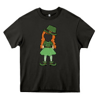 Asphalt leprechaun girl faceless Heavy Core Tee - MaliasSmallBusiness