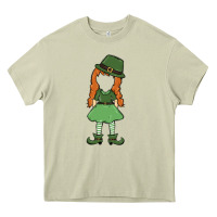 Mossy leprechaun girl faceless Heavy Core Tee - MaliasSmallBusiness